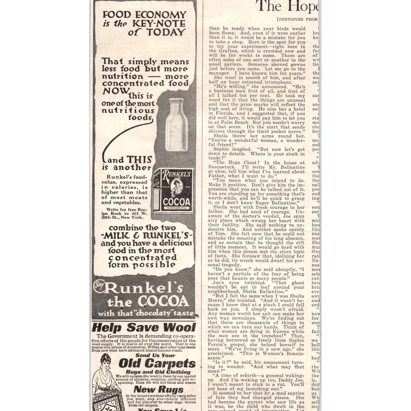 Marion Louise Taylor How I Saved $50 on Clothes 1918 Magazine Ad AF1-WH1