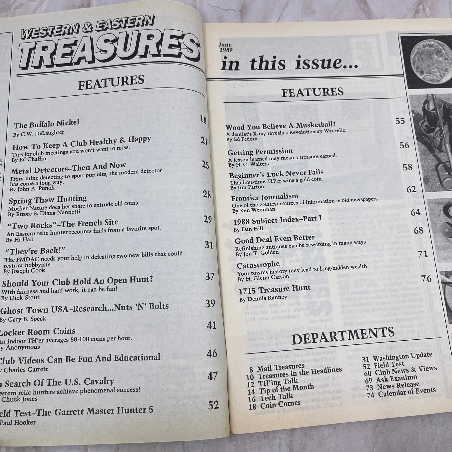 1989 June - Western & Eastern Treasures Magazine - Treasure Hunting Gold M11