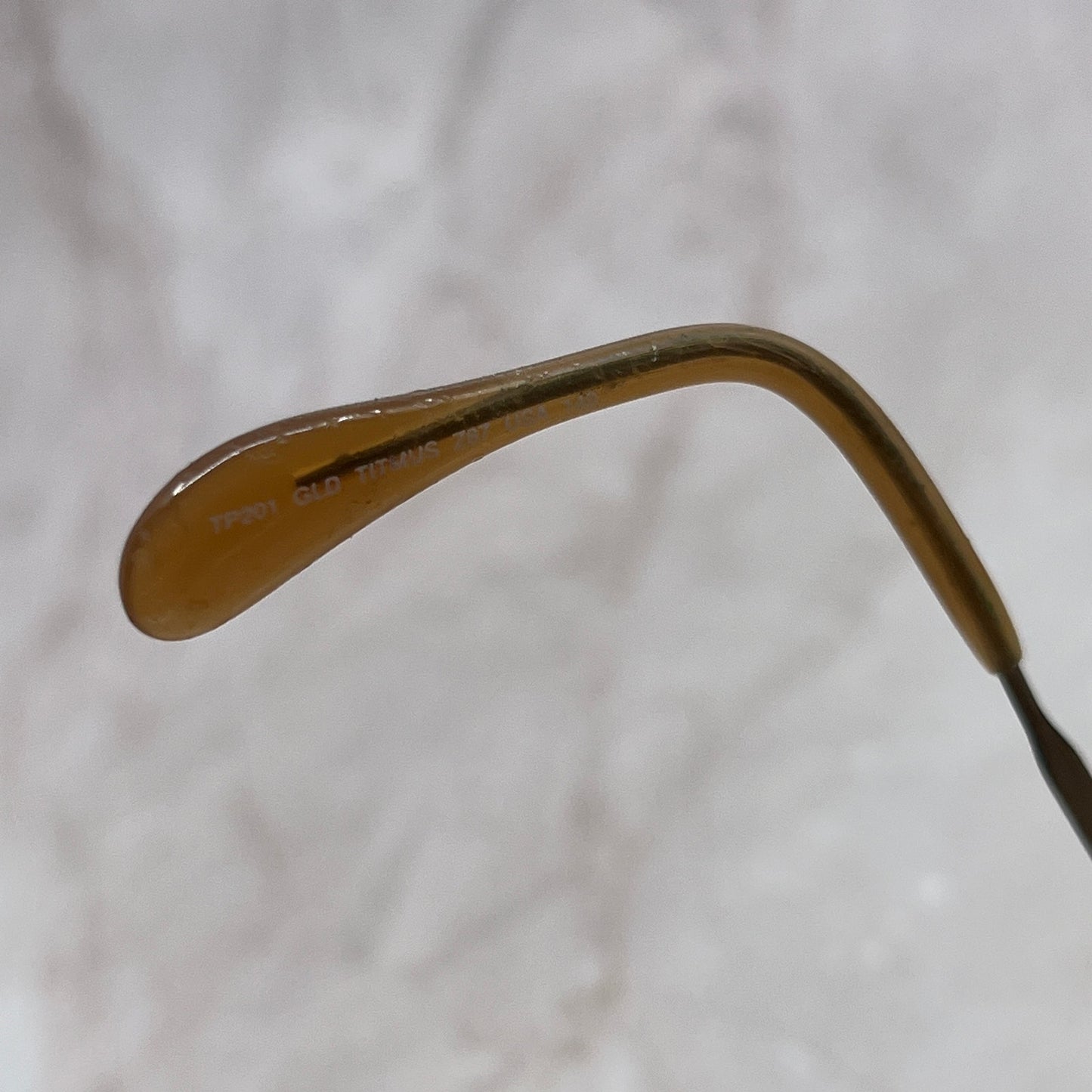 Retro Titmus z87 Italy Gold Tone Wire Frame Sunglasses Eyeglasses Frame TG7-G3-3