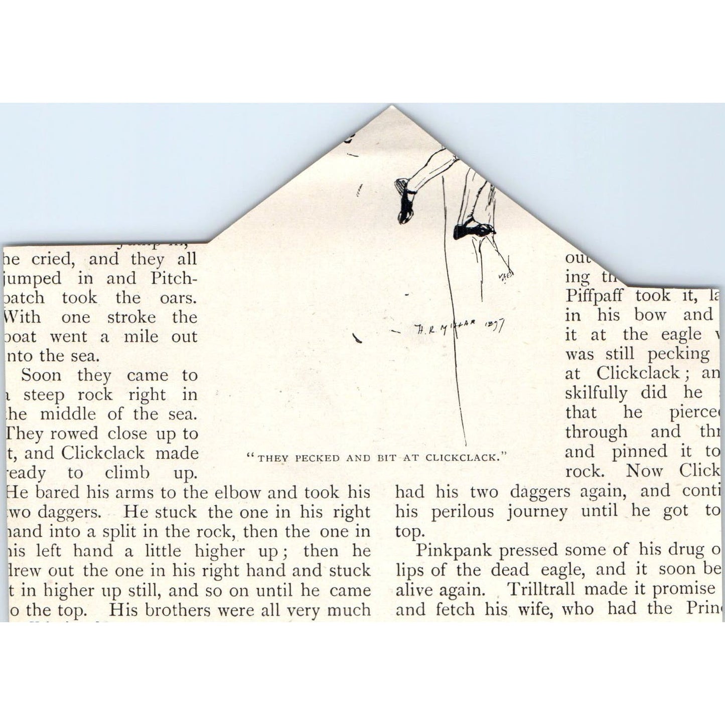 Knarratschki and The Princess 1897 Victorian Illustration AE9-TS7