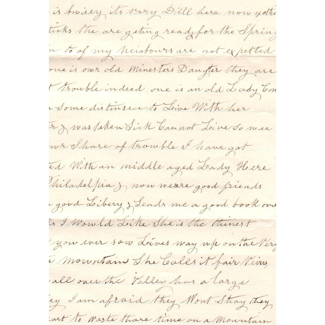 1898 Original Handwritten Letter Mohawk Oregon J. McLeowan D21