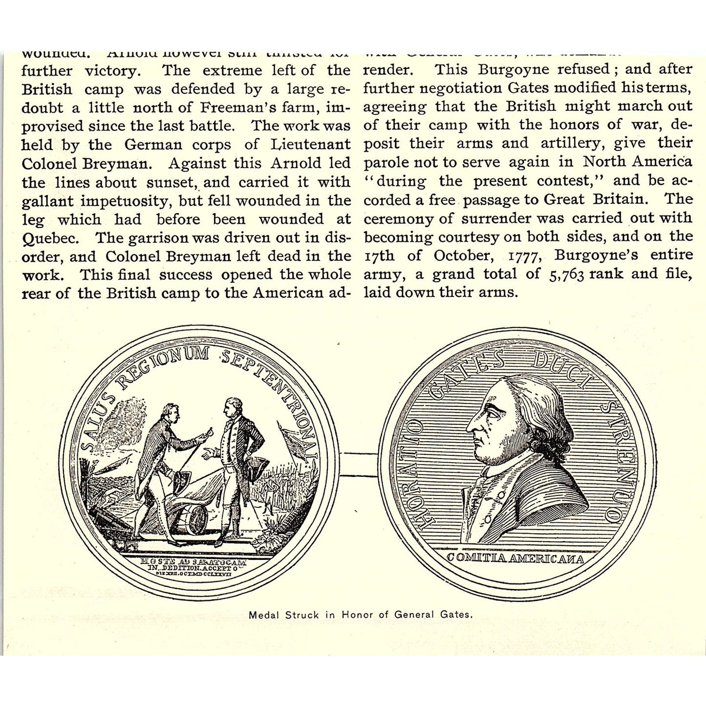 The Capitulation of Burgoyne's Army 1892 Art Print AG2-9