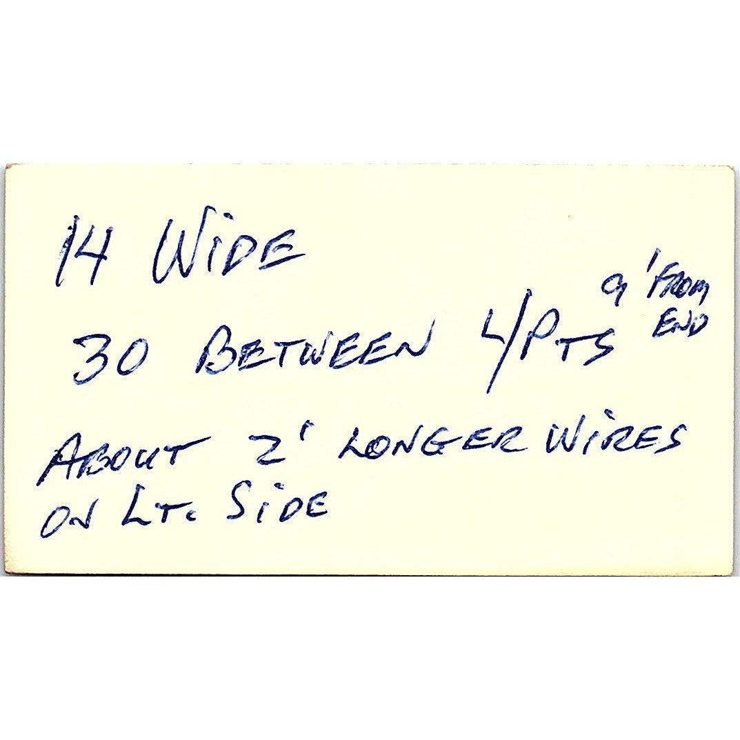 Klaus Schweizer NY Paulssen & Guice Projects Ltd Vintage Business Card SC9-B2