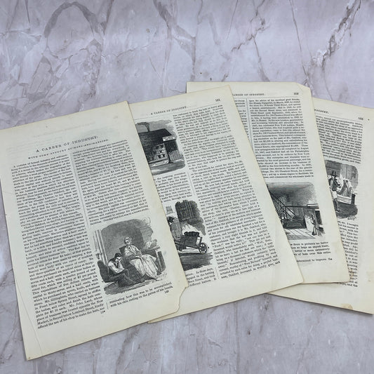 1857 Original Article A Career In Industry - Hats and Hatting Hat Making D19