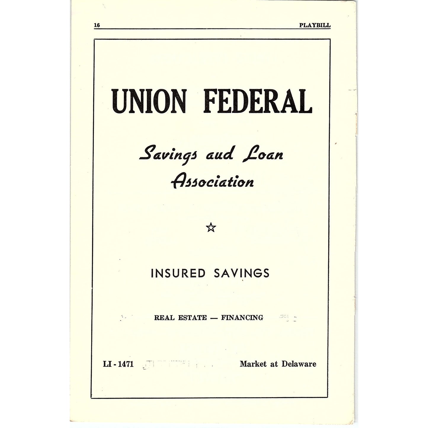 Union Federal Savings and Loan Indianapolis IN 1947 Ad AF6-21