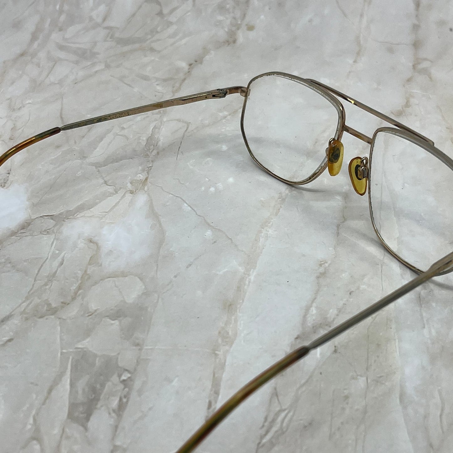 Retro Gold & Tortoise Shell Tone Aviator Sunglasses Eyeglasses Frames TD7-G2-9