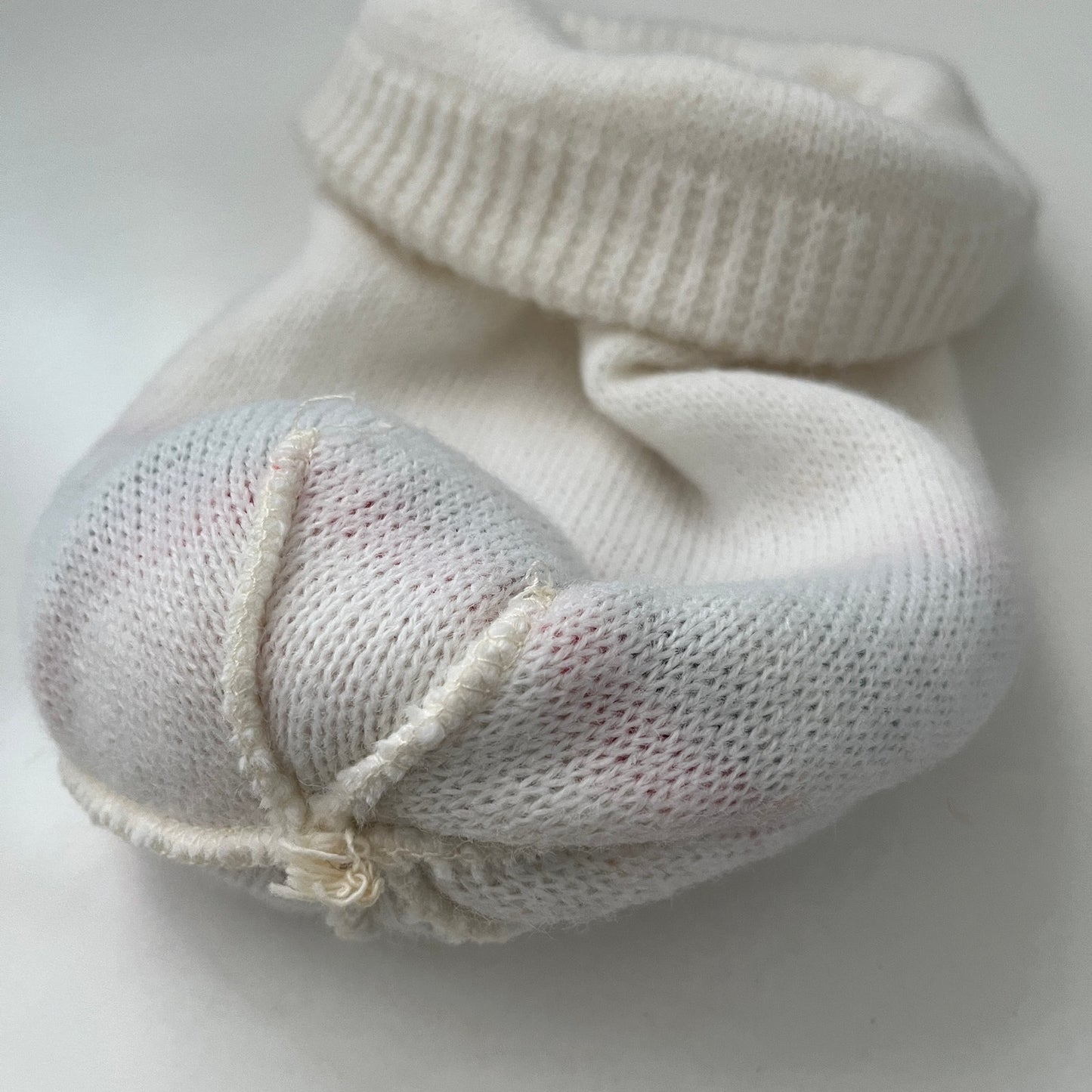 Vintage 1970s Knit 7-UP The Uncola Stocking Cap Beanie Hat With Pompom TF9