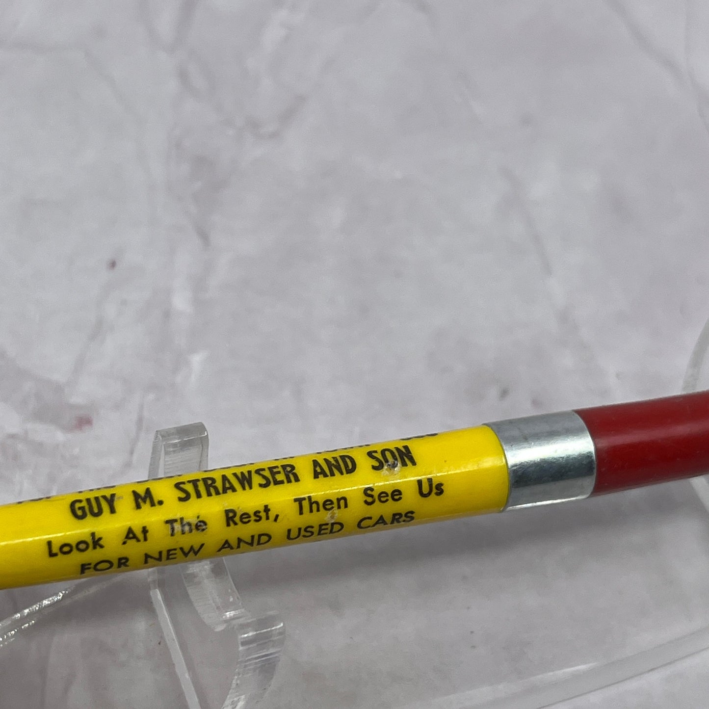 Guy M Strawser & Son Used Cars Millersburg PA Vintage Advertising Pen TC5-PP2