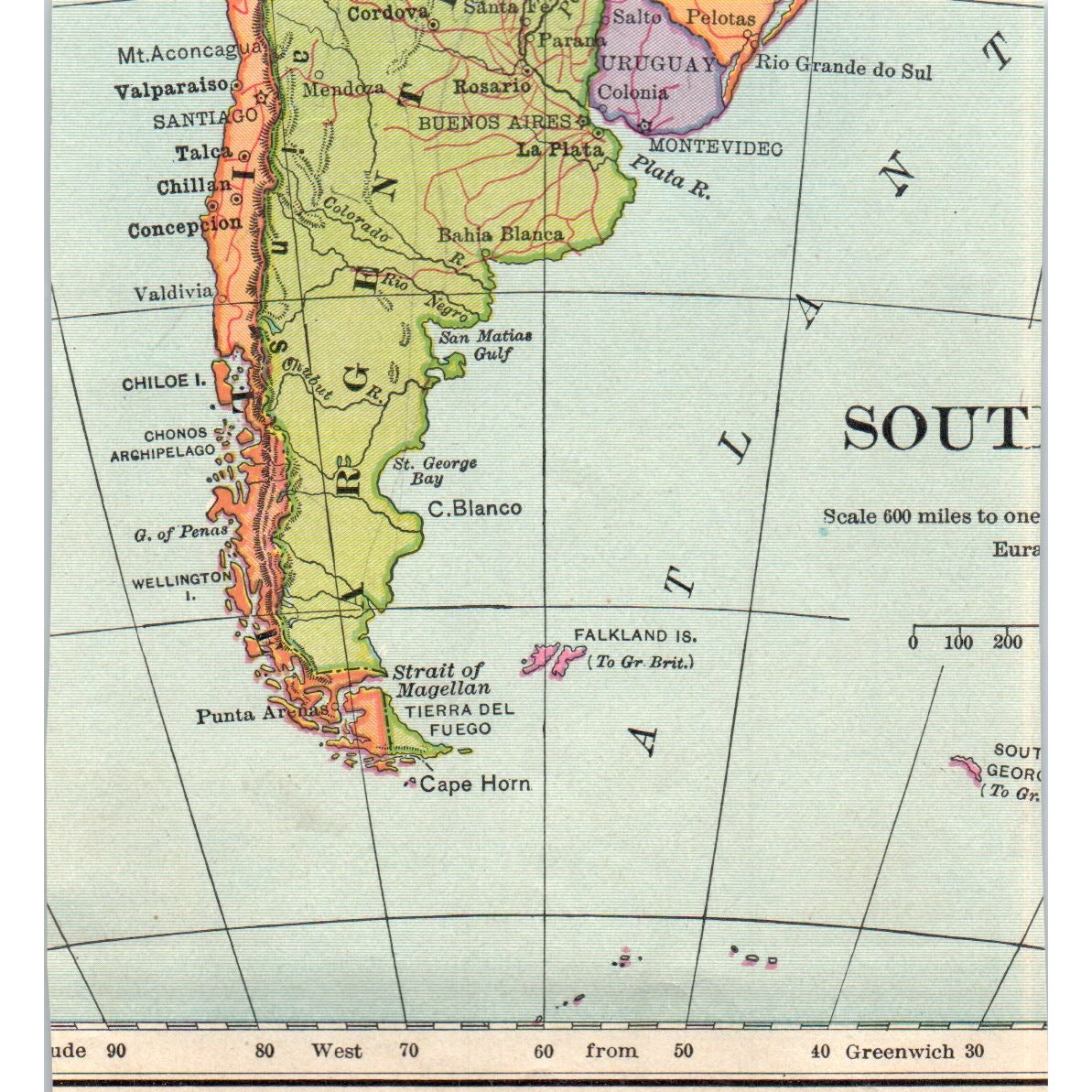 The Silvas, Brazil 1901 Engraving AF2-A6