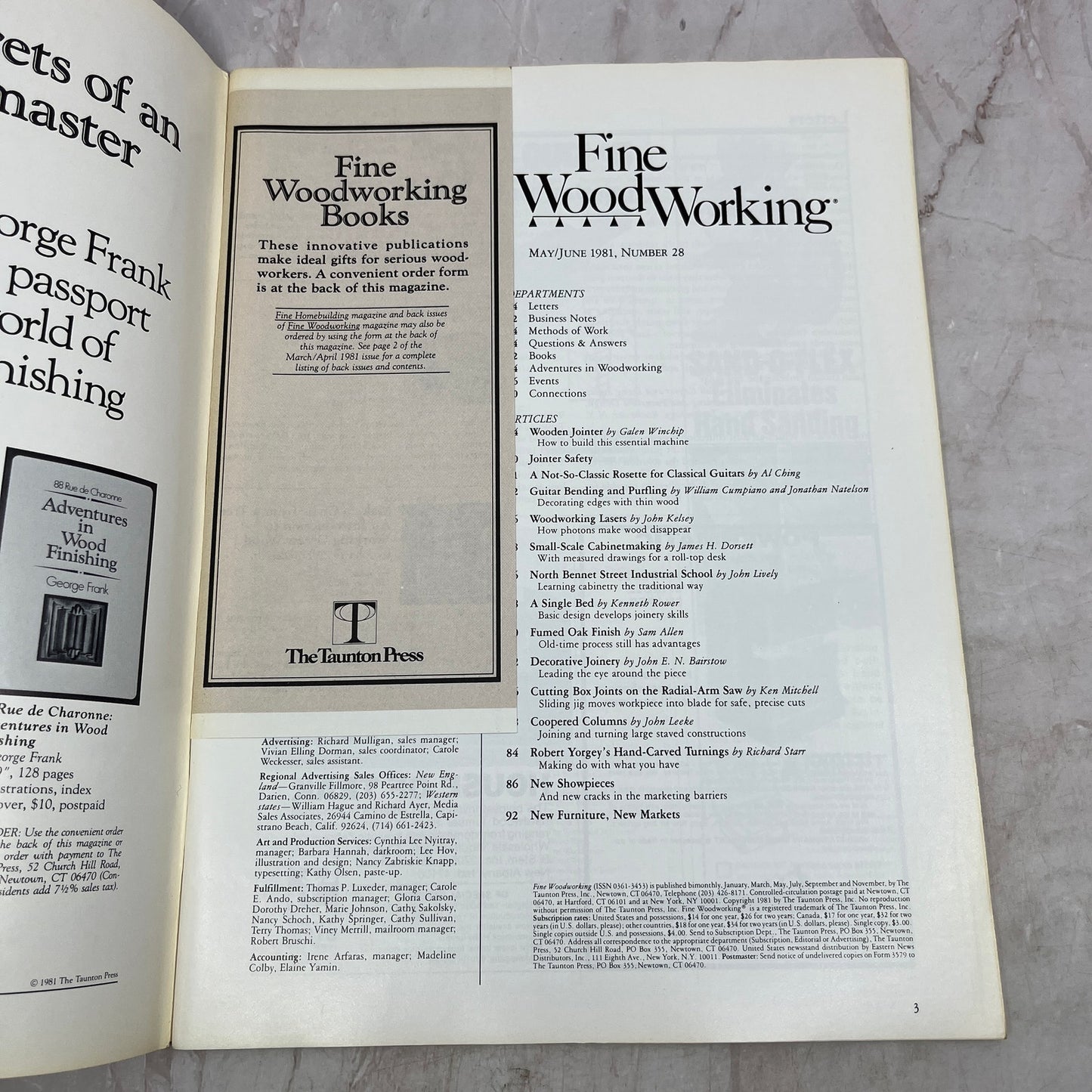 Making Miniatures - May/Jun 1981 No 28 - Taunton's Fine Woodworking Magazine M33