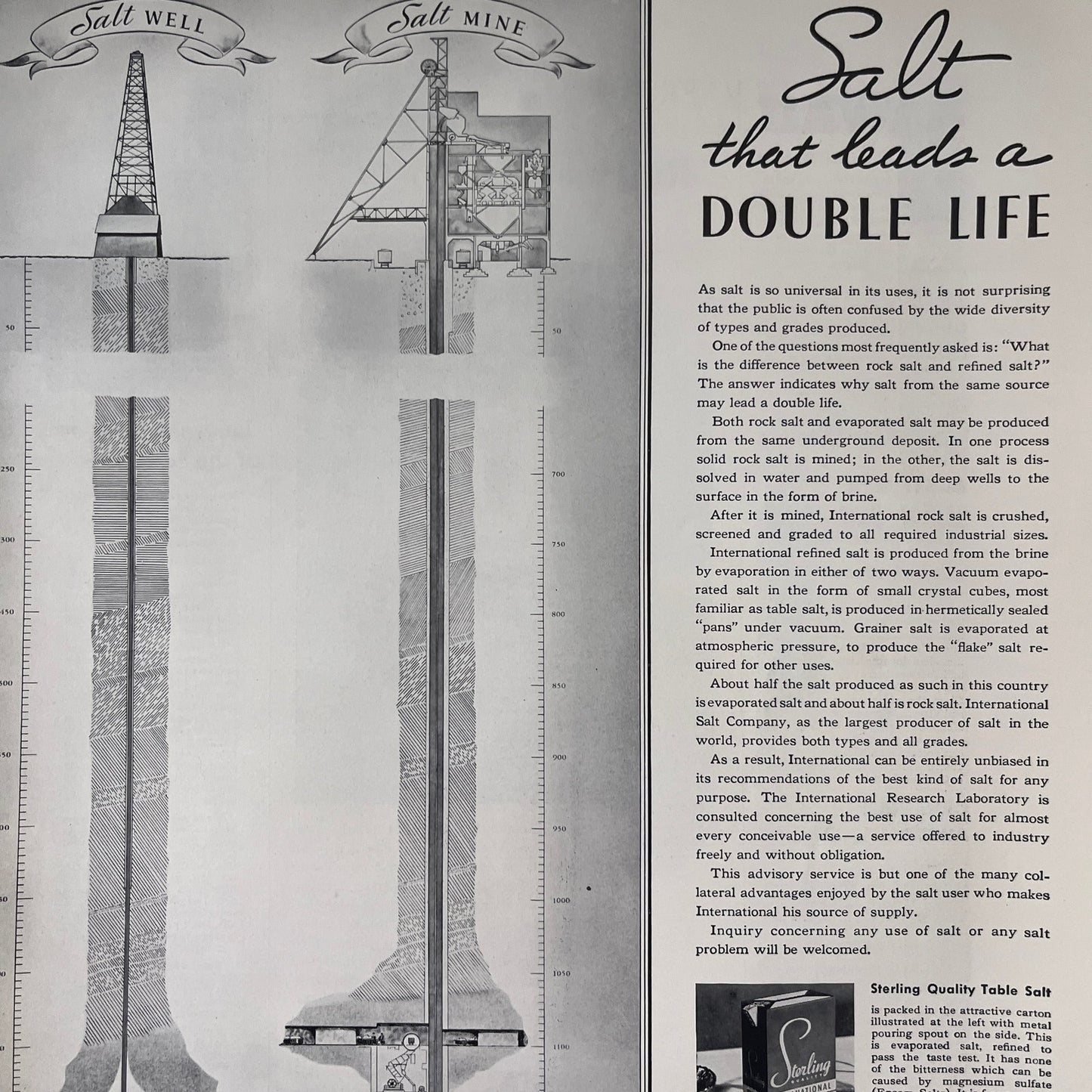 International Salt Company Scranton PA 1935 Ad V1-5