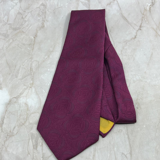 Retro Men's Wembley Wemlon Polyester Fuchsia Necktie Tie TJ4-T1