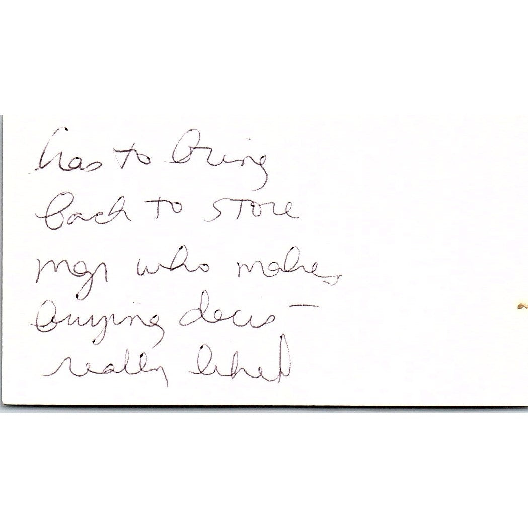 Amanda Rencher Starting from Scraps Ogden UT Vintage Business Card SC9-B11