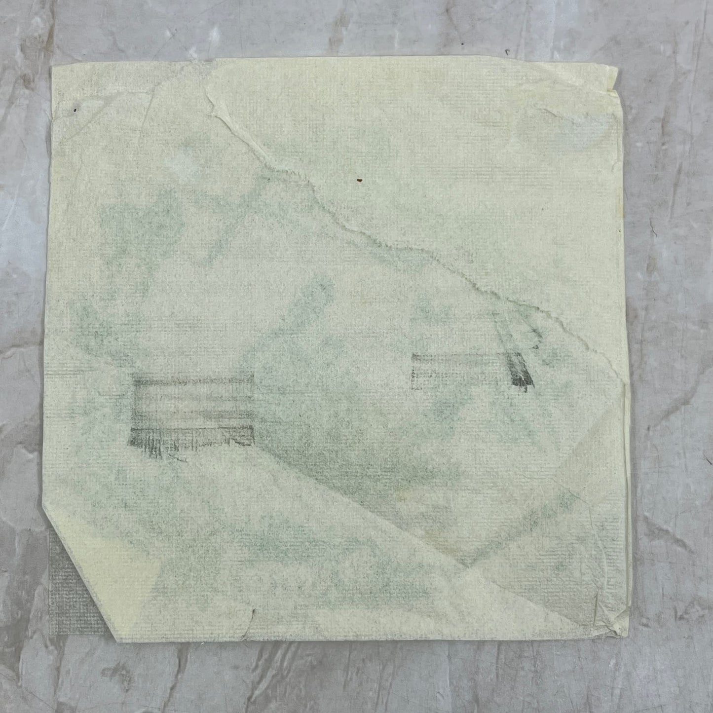 1950s Rudi's Italian Inn Restaurant Napkin Los Angeles CA Crenshaw Blvd AE8