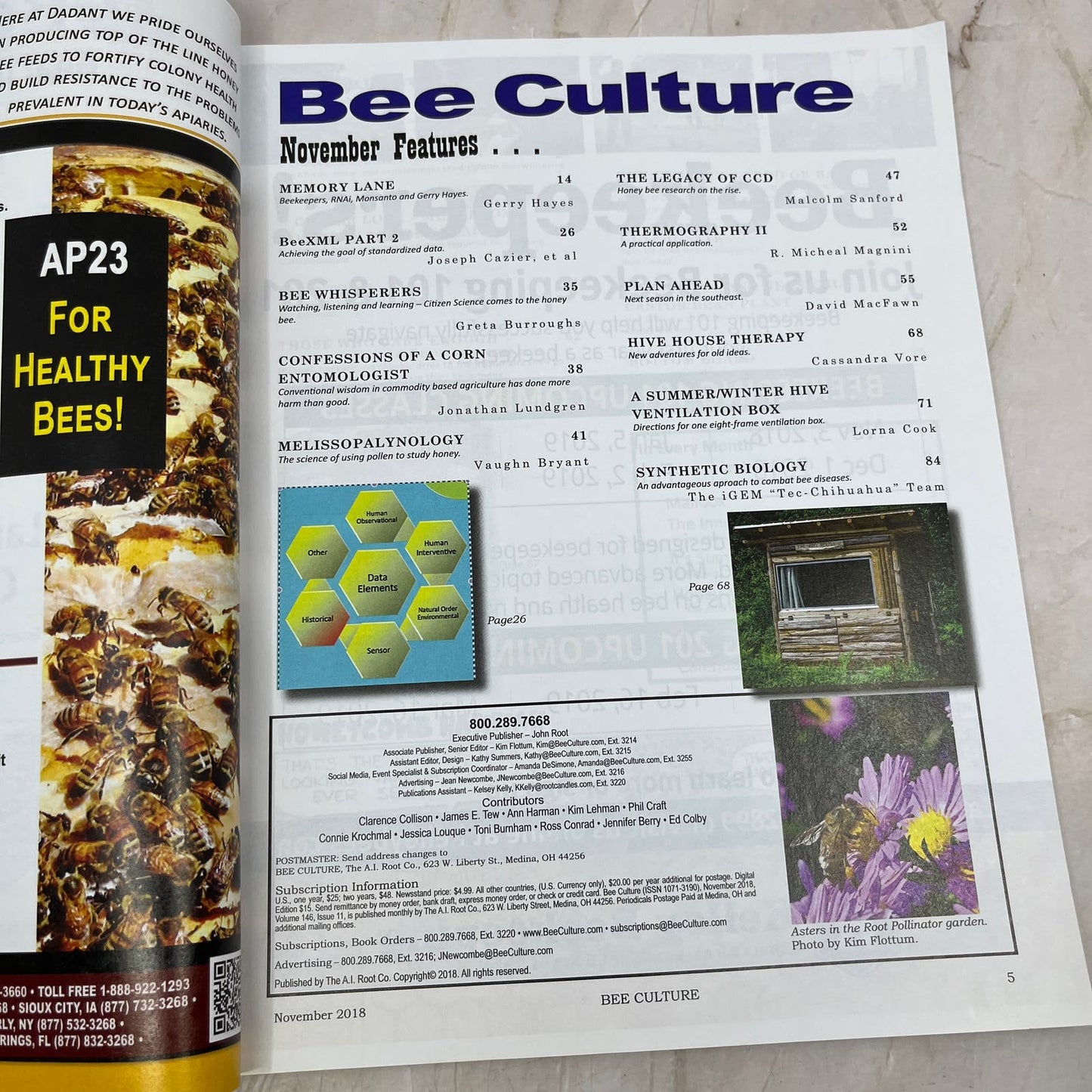 2018 Nov Bee Culture Magazine Magazine - Magazine of American Beekeeping M7