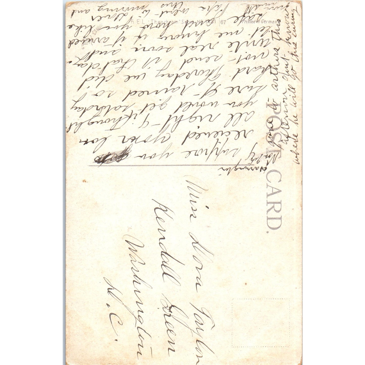 c1910 Victorian Lady Humor Pocket Watch Just Found Some Time Postcard PE1