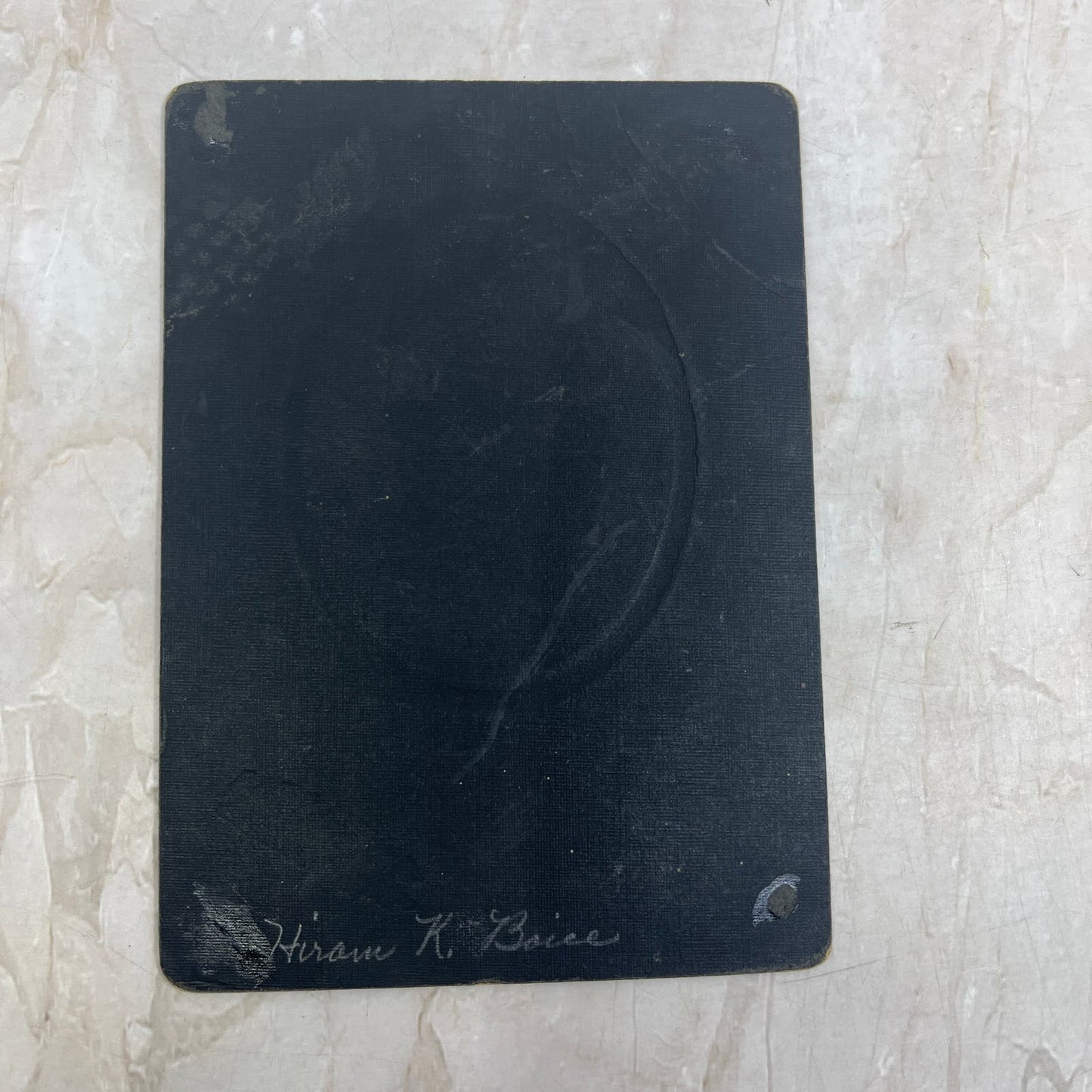 Hiram K. Boice Antique Photo Portrait 4x5 Kinch Bros Walton NY AE7