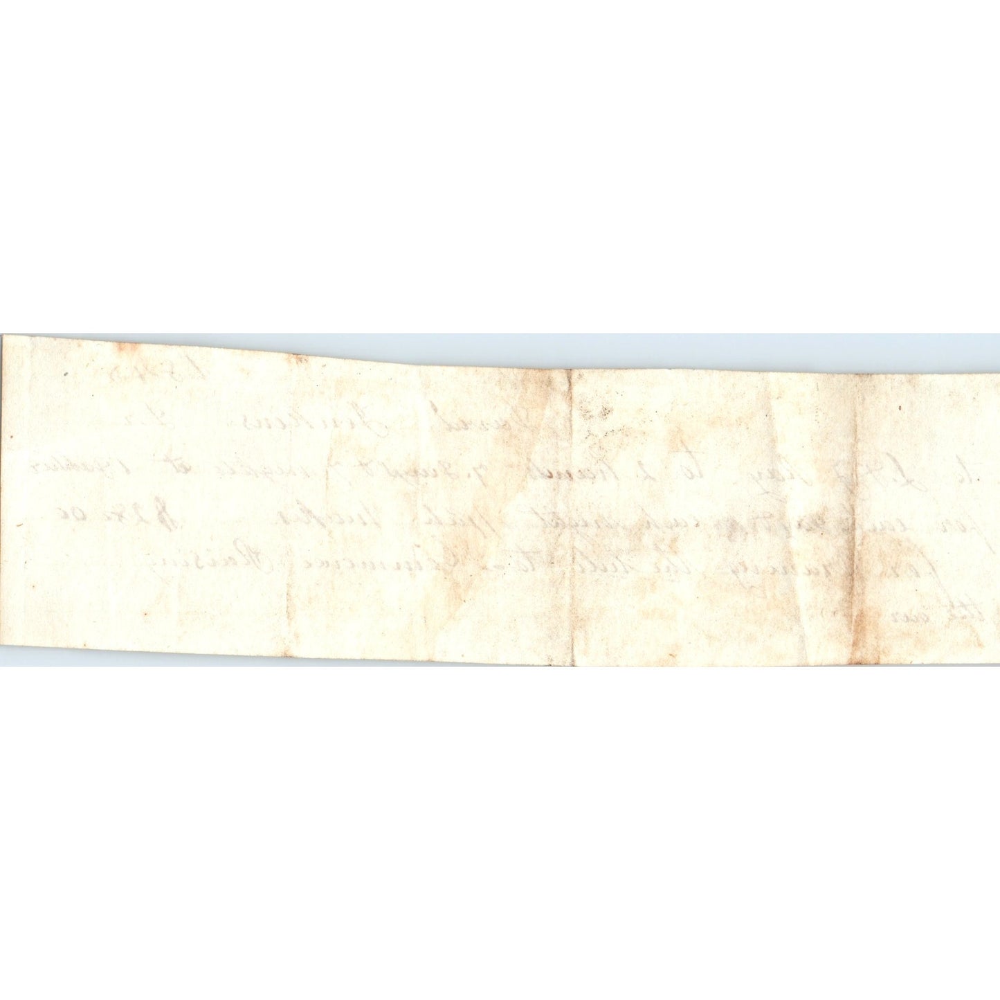 1848 Handwritten Note David Jenkins, Jacob & Frederick Ray D21