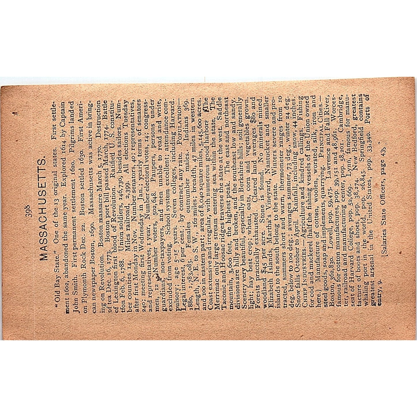 Antique 1889 Map of Maryland 1889 Pocket Map Engraving SAG4-H3