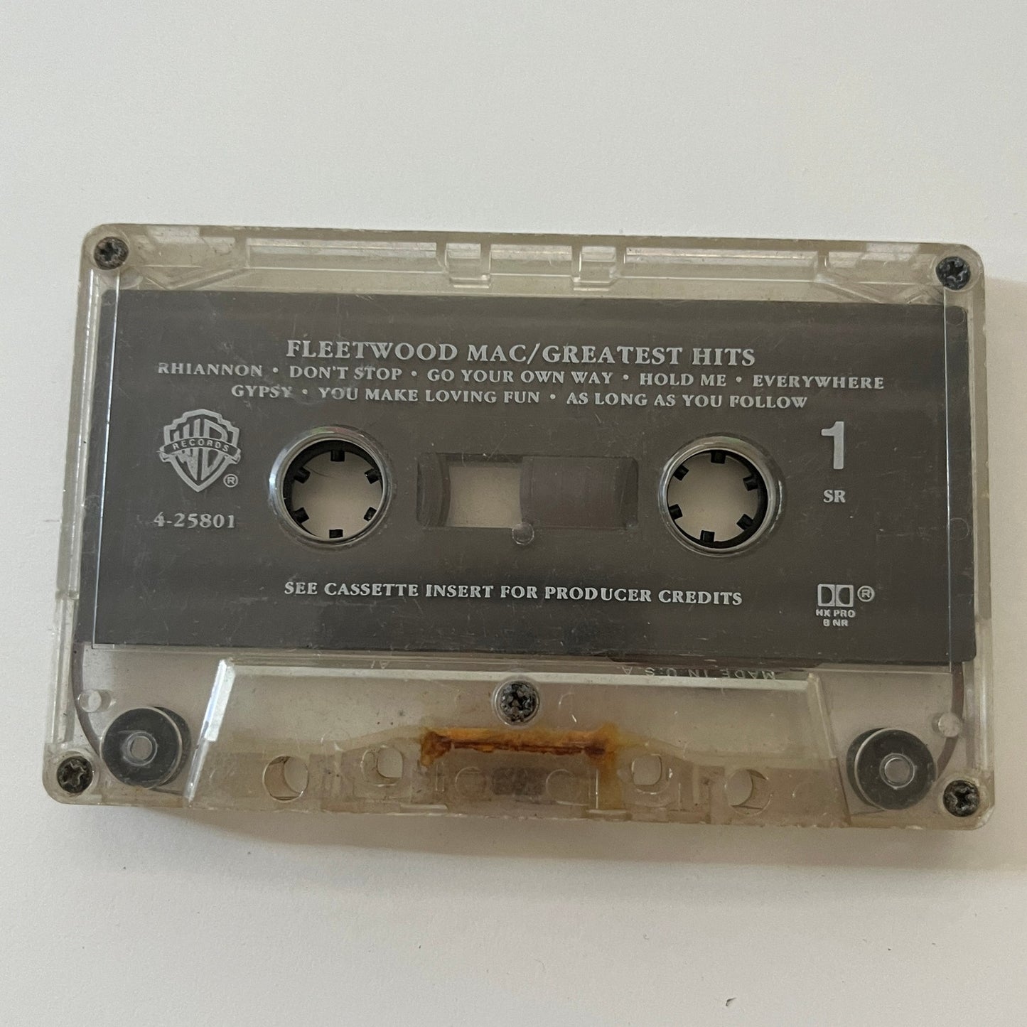 Fleetwood Mac Greatest Hits Cassette Tape TB6-OT1