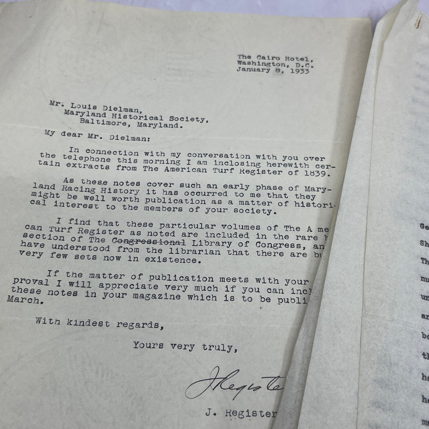 1931 Baltimore Genealogy Information Col. J.R. Emory Louis H Dielman TB8-OD