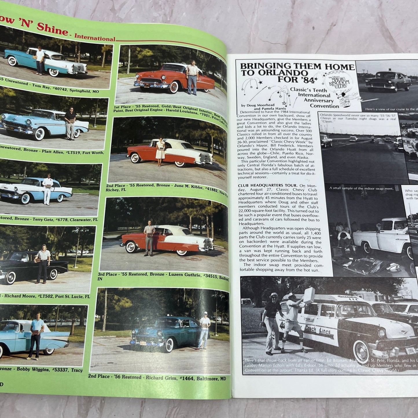 Harold Louisiana 55 - '55, '56, '57 Classic Chevy World Magazine - Dec 1984 M31