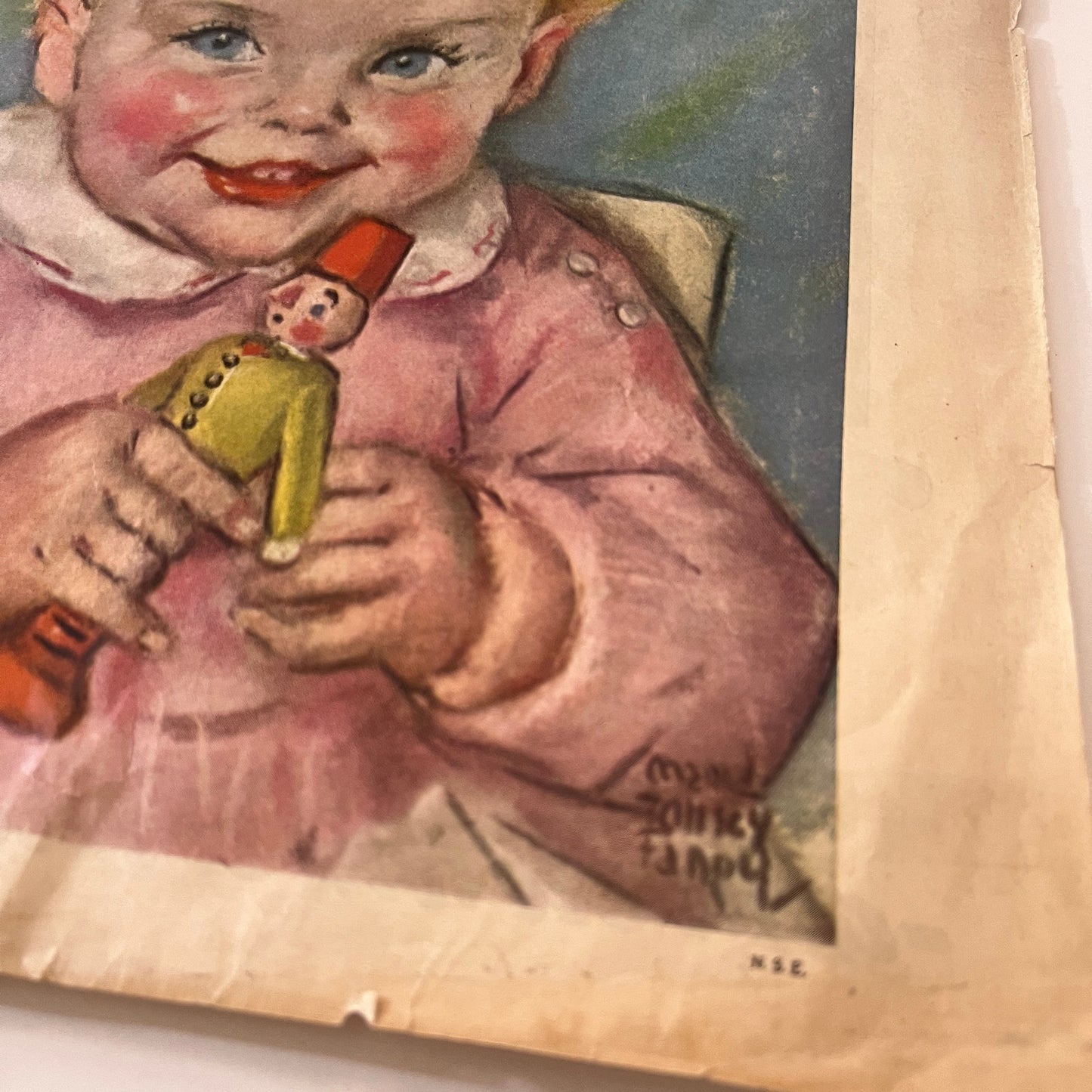 Maud Tousey Fangel Home Arts Needlecraft COVER ONLY 1936 Magazine Ad V1-6