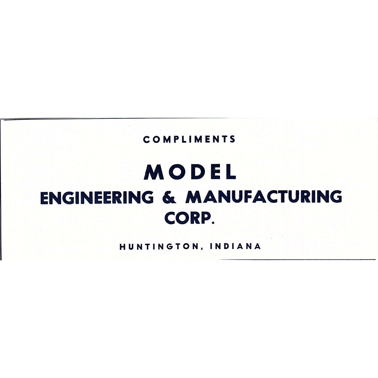 Model Engineering & Manufacturing Corp Huntington Indiana 1964 Ad AG1-9