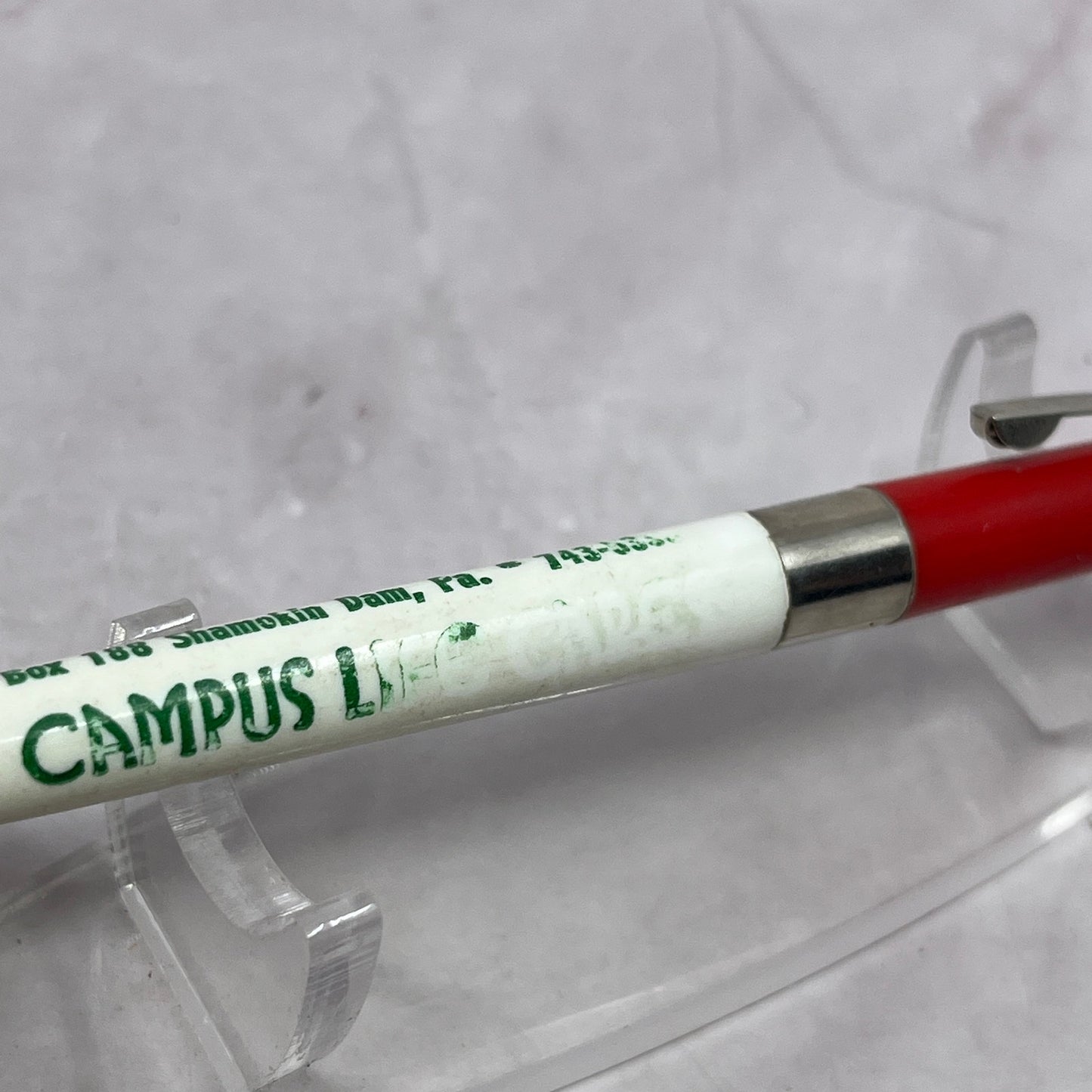 Campus Life Cares Shamokin Dam PA Vintage Advertising Pen TC5-PP3