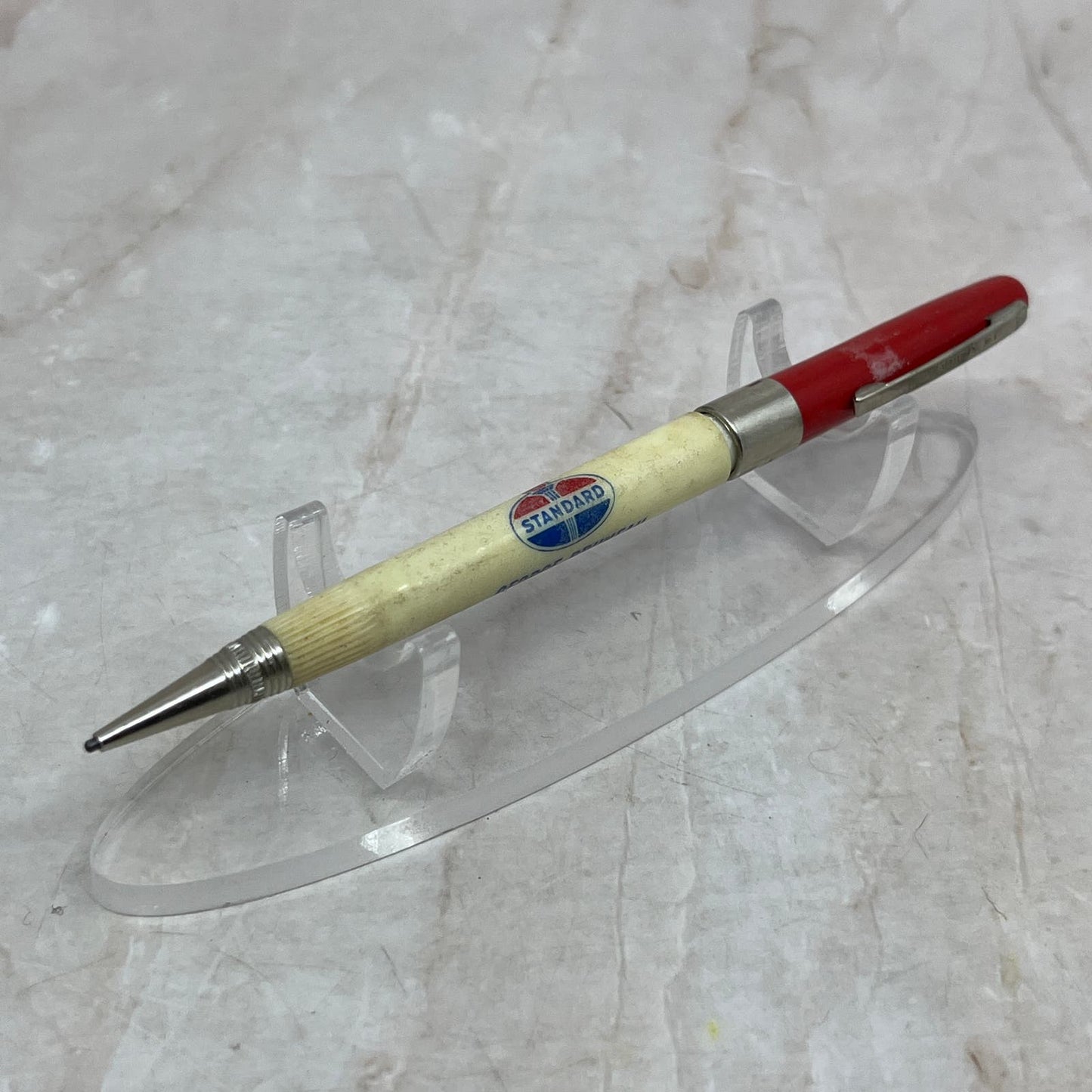 Standard Oil George Bruneau Tower MN Vtg Advertising Mechanical Pencil SB3-P1