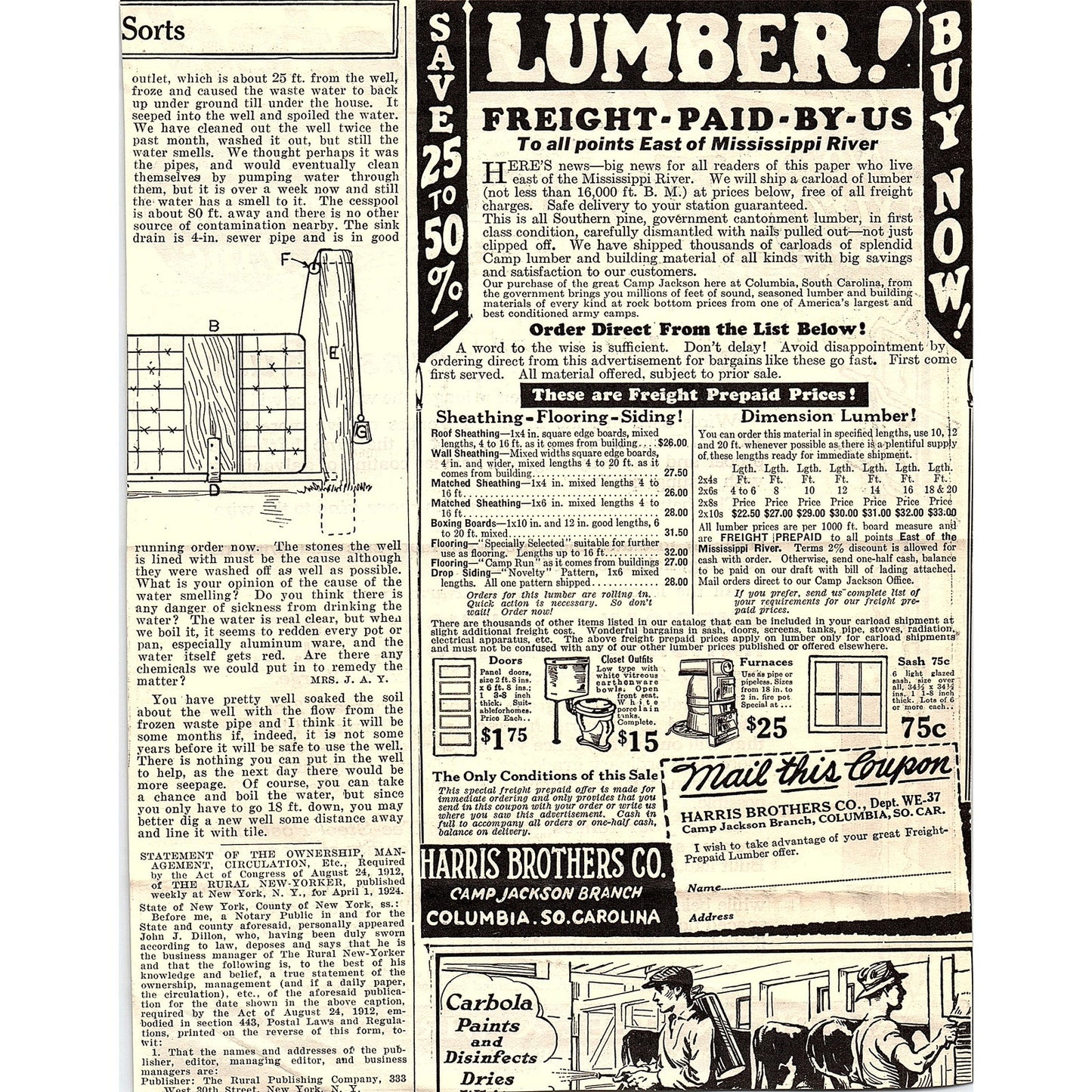 American Steel & Wire Co Zinc Insulated Fences 1924 Ad AG3-4