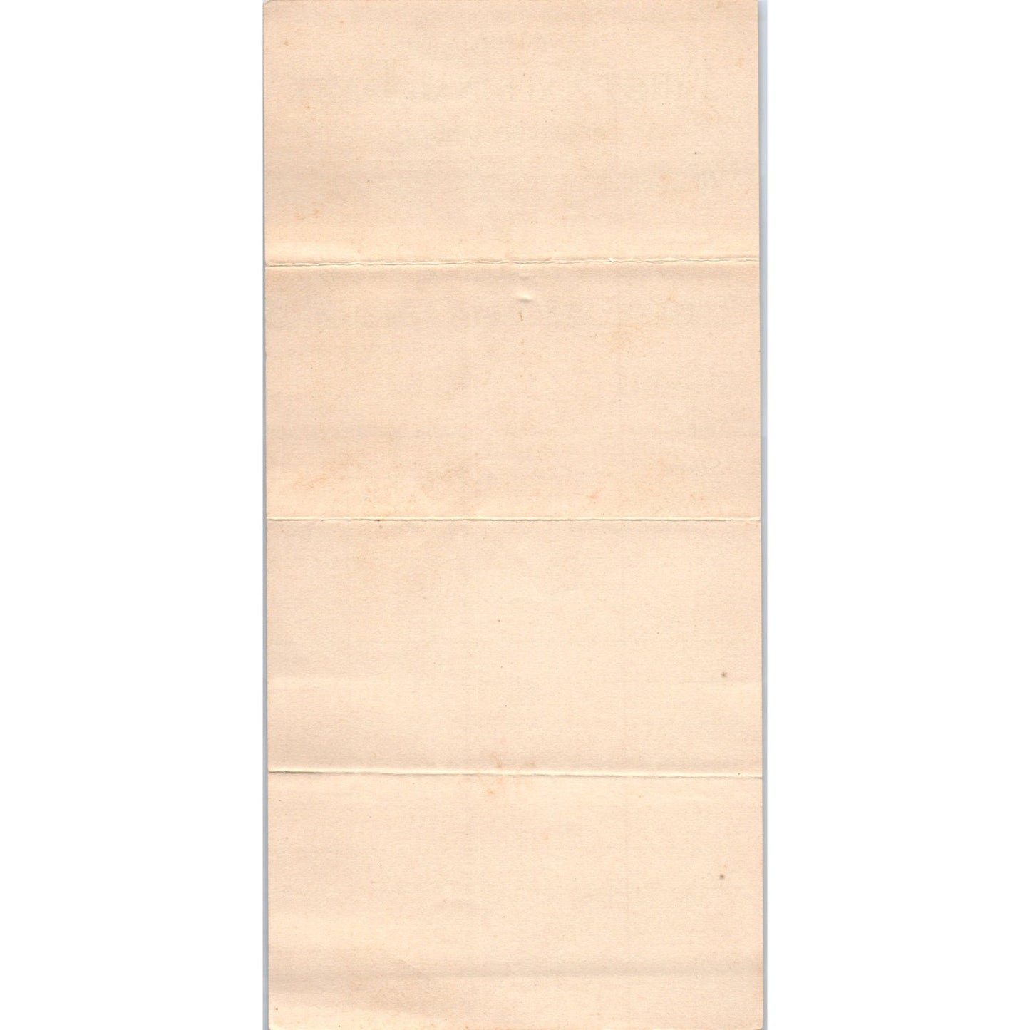 1890s First National Bank of Girard Kansas Blank Deposit Slip AD8-R1