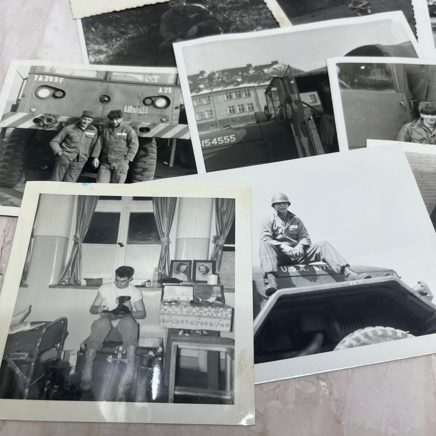 Huge Photo Lot Cpl Bernard J. Zelinsky Stationed Postwar Germany c1954 TG7-AP3