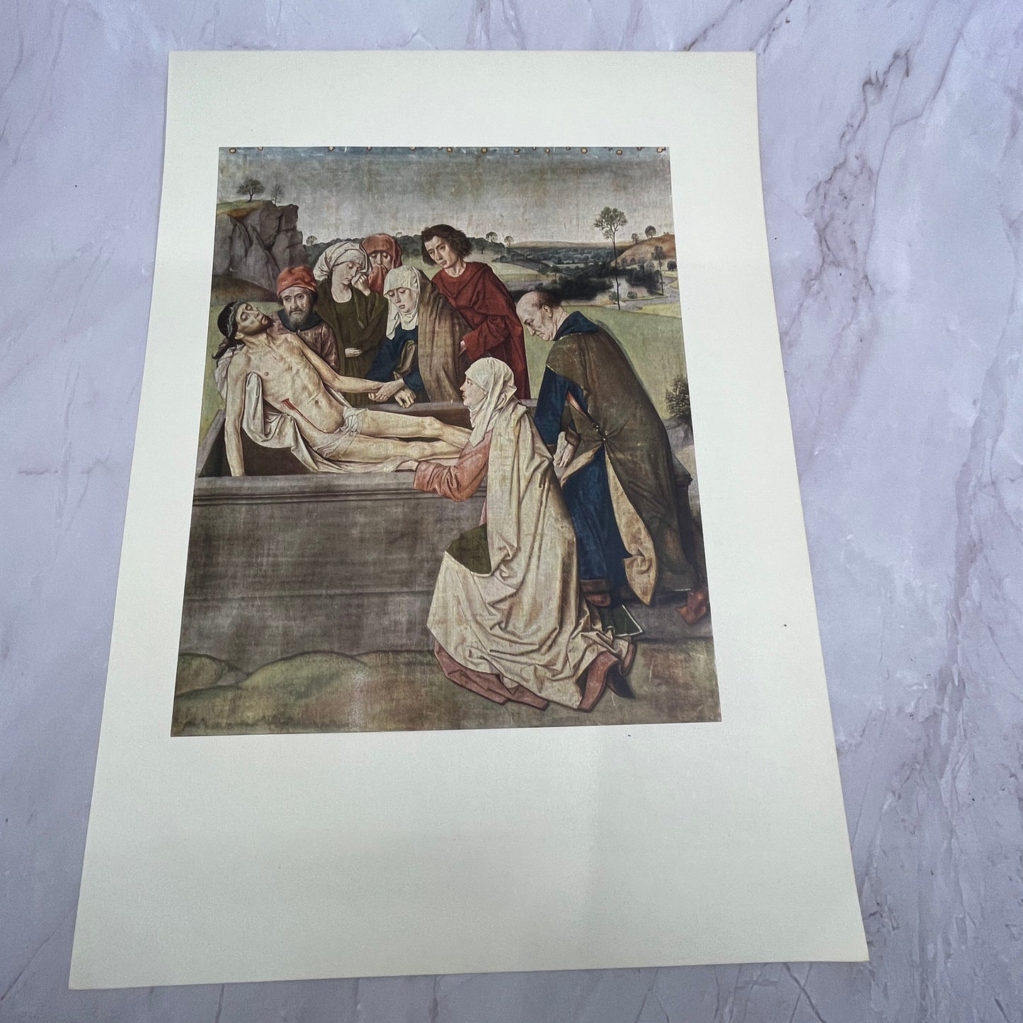 The Entombment by Dieric Bouts Lithograph 10x14" Art Print V22