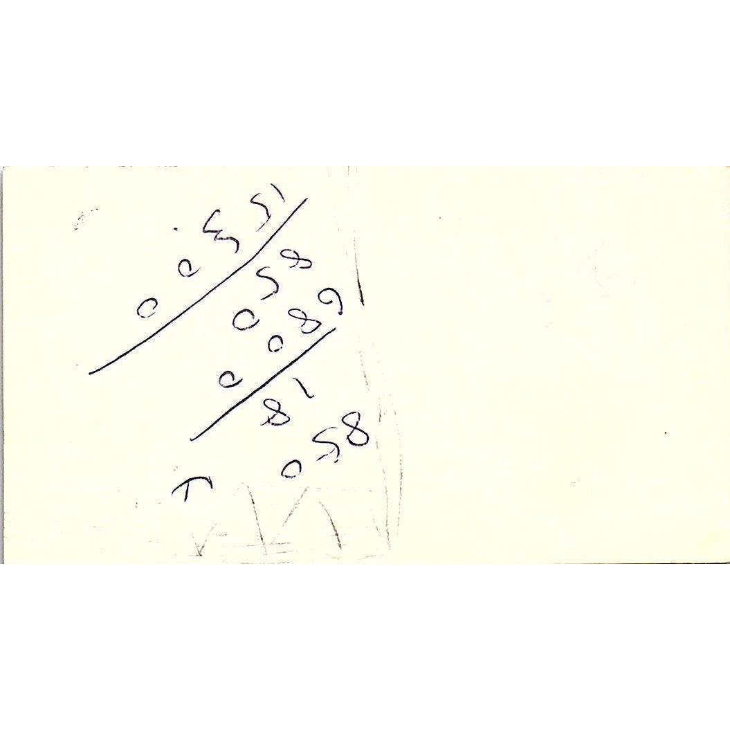 George Redumis American Industrial Tire Co Houston Vintage Business Card SE3-B13