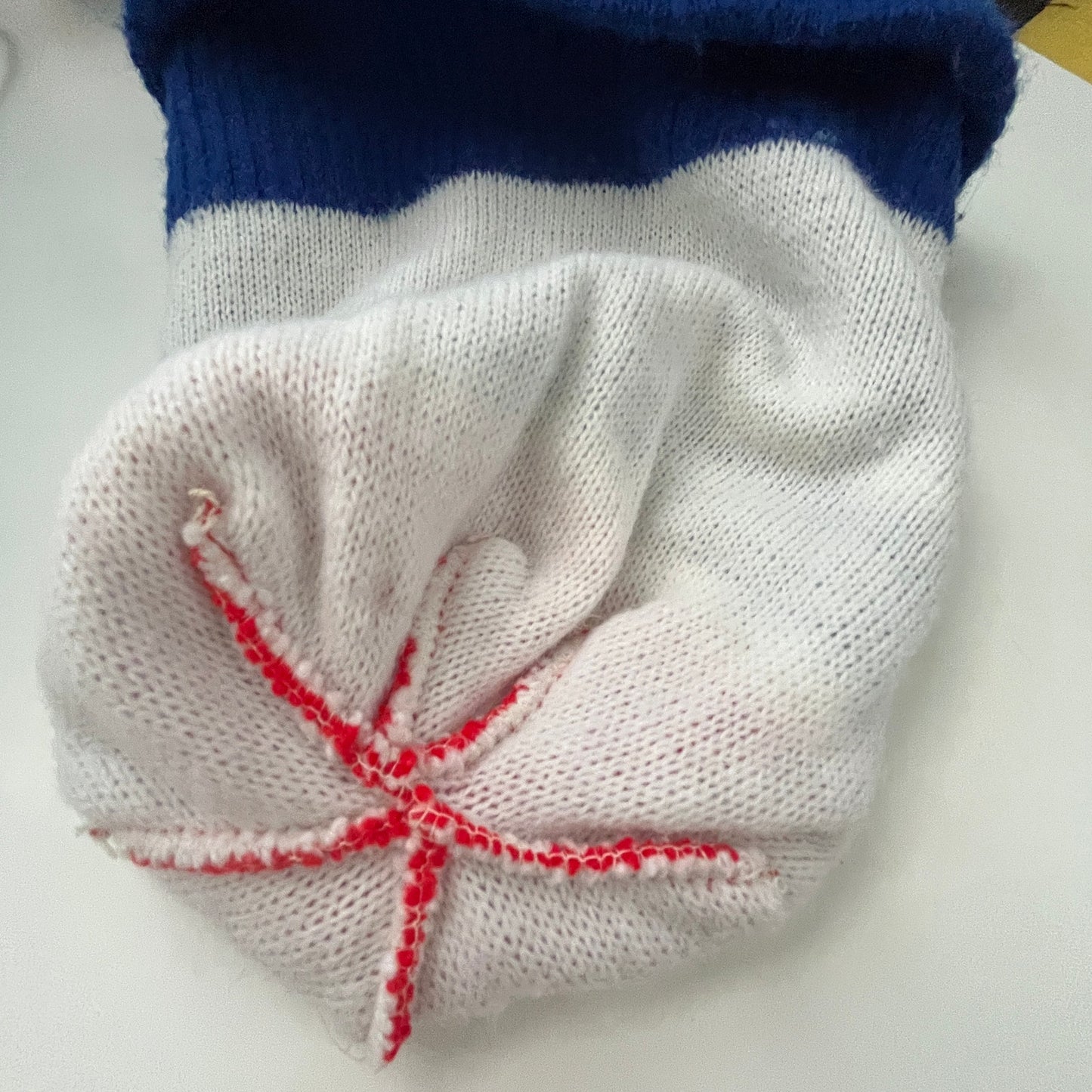 Vintage 1970s Knit Pepsi Stocking Cap Winter Beanie Hat TF9