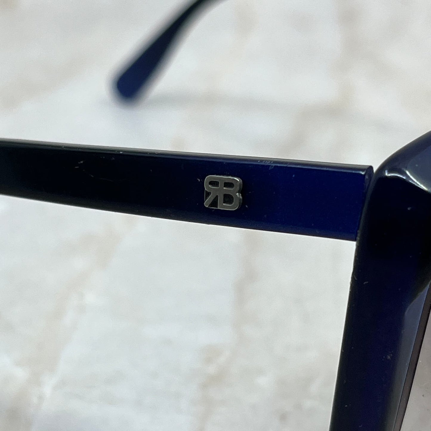 Retro Oversize Renato Balestra RB-1040 Blue Sunglasses Eyeglasses Frame TD5G3-1