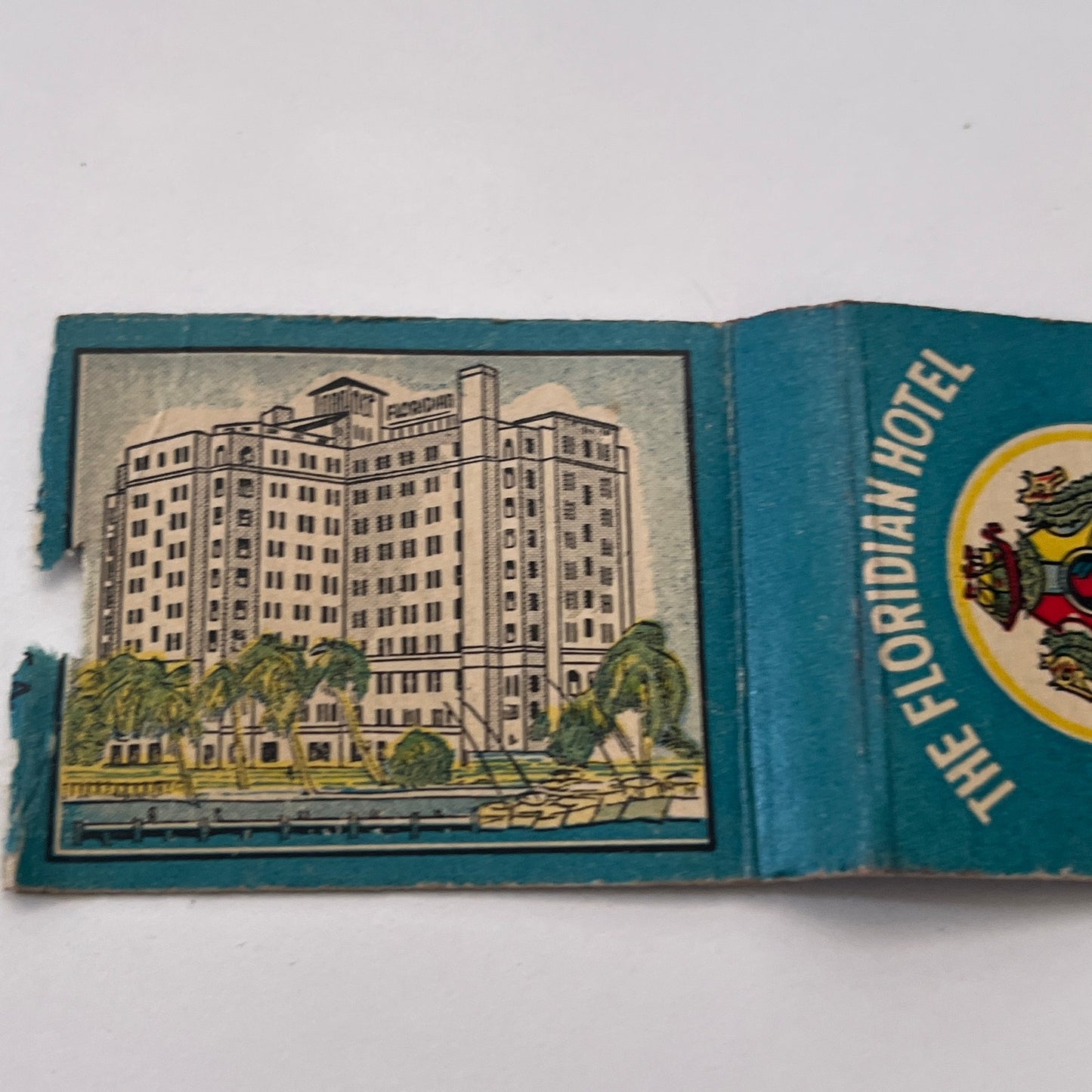The Floridian Hotel Miami Beach Florida Vintage Matchbook Cover TB8-MB-13