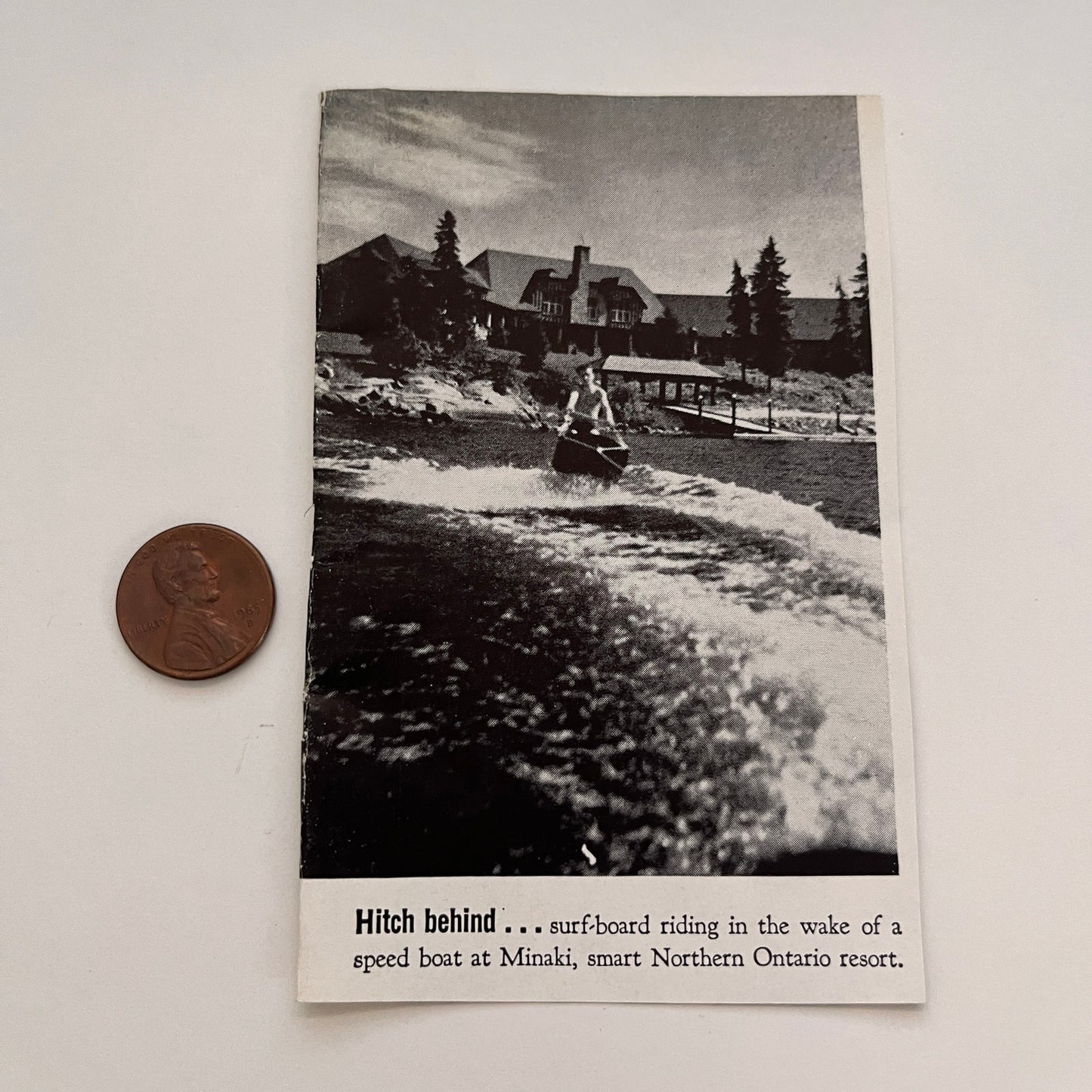 Minaki Surf-Boarding Northern Ontario ON Canada 1941 Magazine Picture SAG4-M3