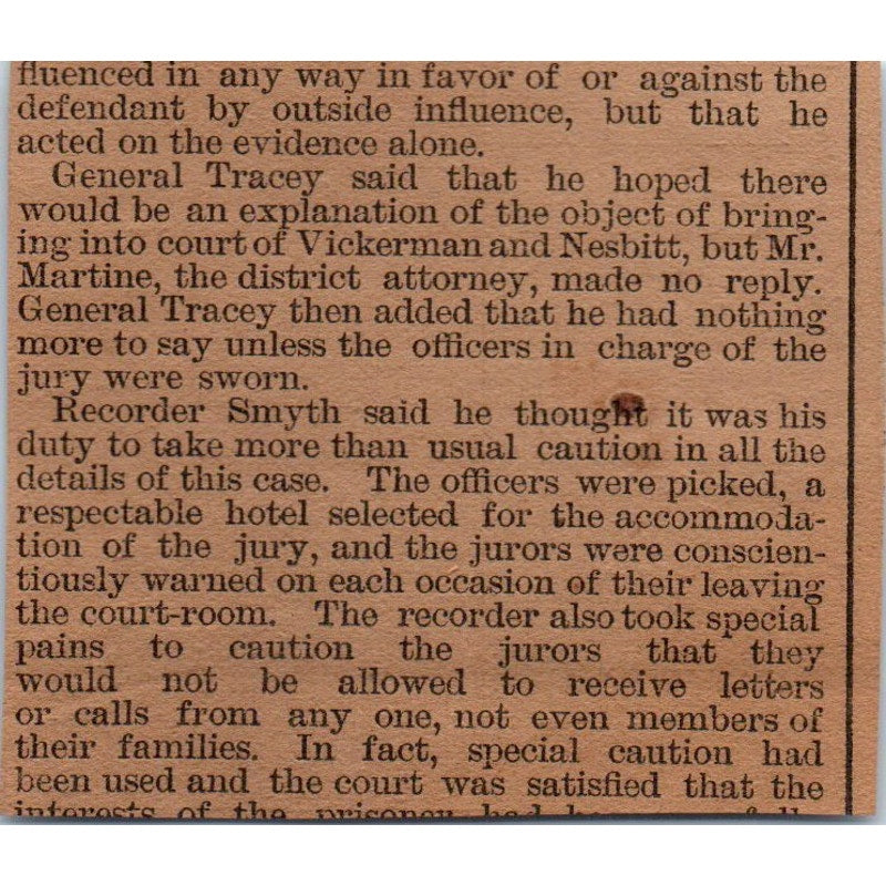 Clark & Rategan's Monster Female Minstrels 1886 Hartford CT Victorian Ad AB8-HT1