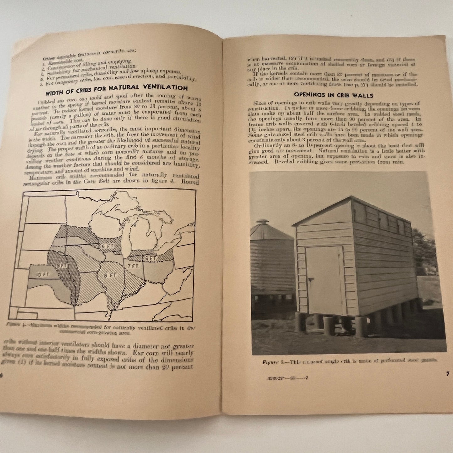 Storage of Ear Corn in North Central States 1955 USDA Farm Bulletin TK2-XB5