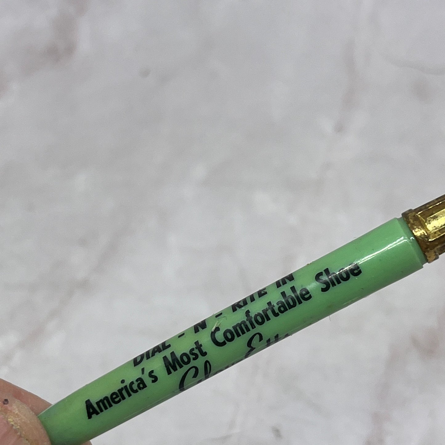 Glov-Ette Shoe Store Advertising Premium Vintage Mechanical Pencil SB8-Y2