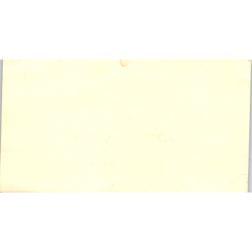 Rev. Denis Lynch Sacred Heart CO-Cathedral Houston Vintage Business Card SD8-B4