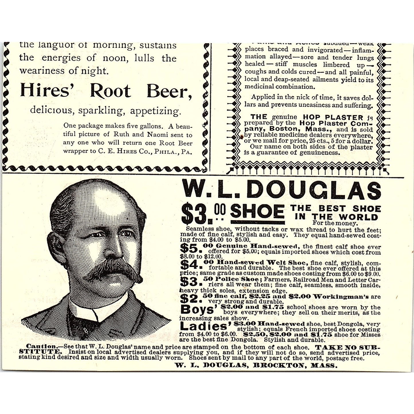 Ferris Good Sense Corset Waist Ferris Bros New York 1892 Ad AG2-H5
