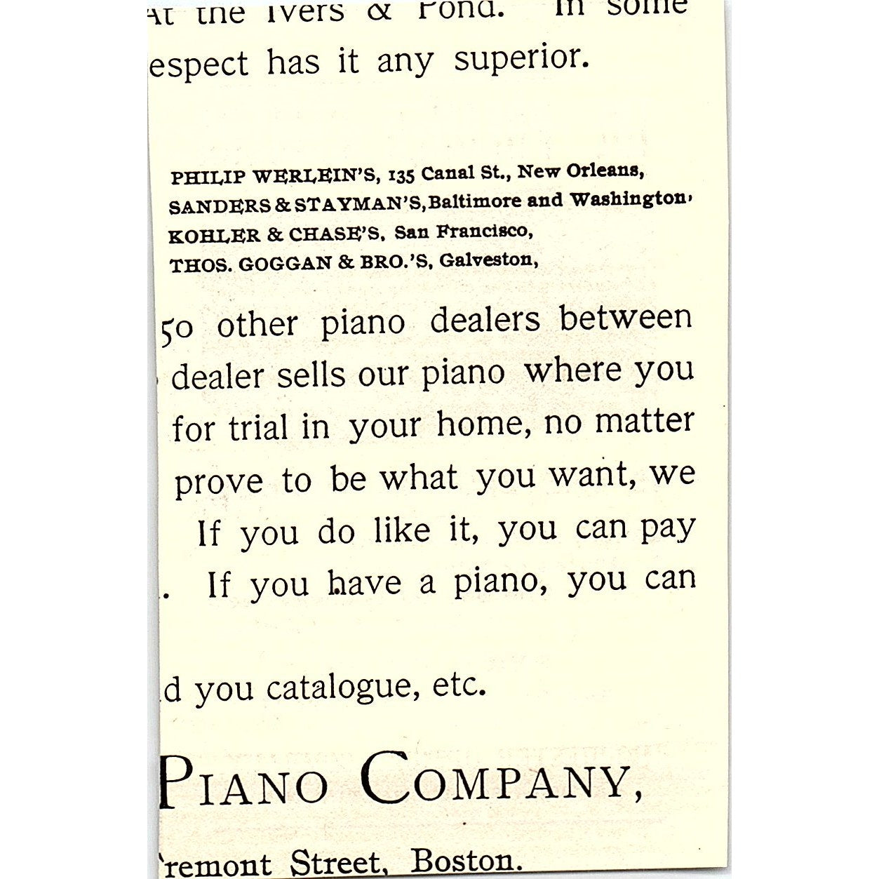 The Premier Camera Rochester Optical Company NY 1892 Ad AG2-M9