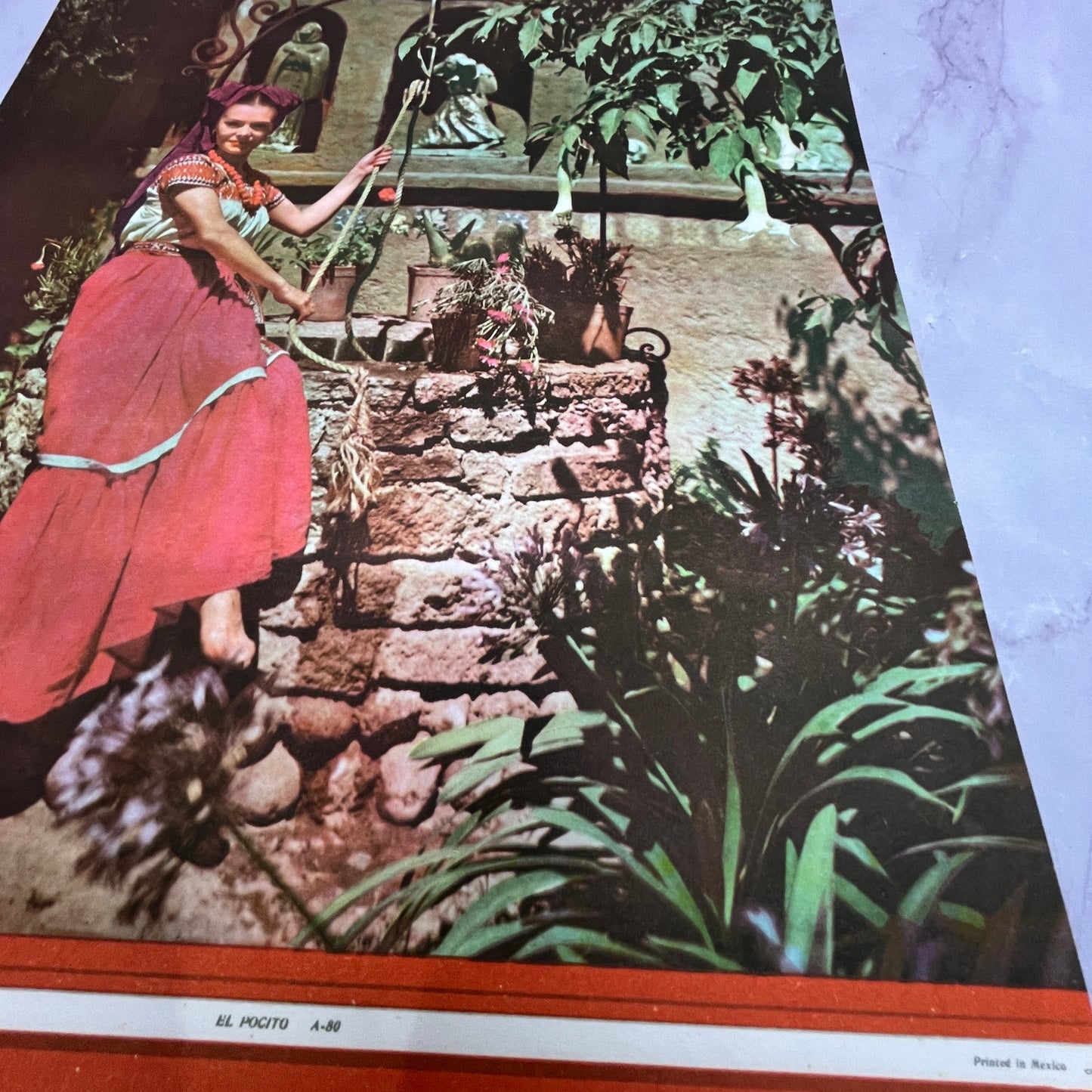 El Pocito - Retro Mexican Art 11.5x14.5" Art Print V22