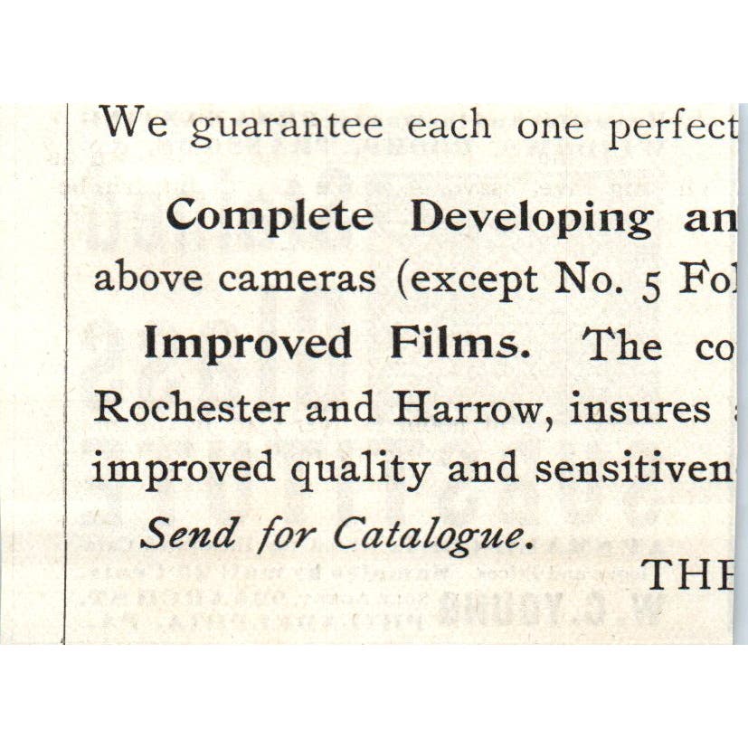 Stained Glass Substitute W.C. Young Philadelphia c1890 Victorian Ad AE8-CH10