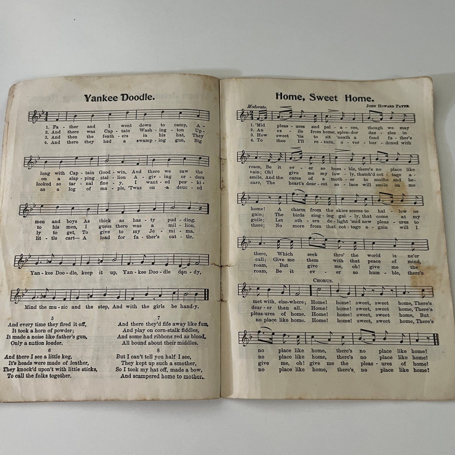 1903 Songs of Long Ago Booklet Geo. P. Bent Crown Pianos Chicago H3-5