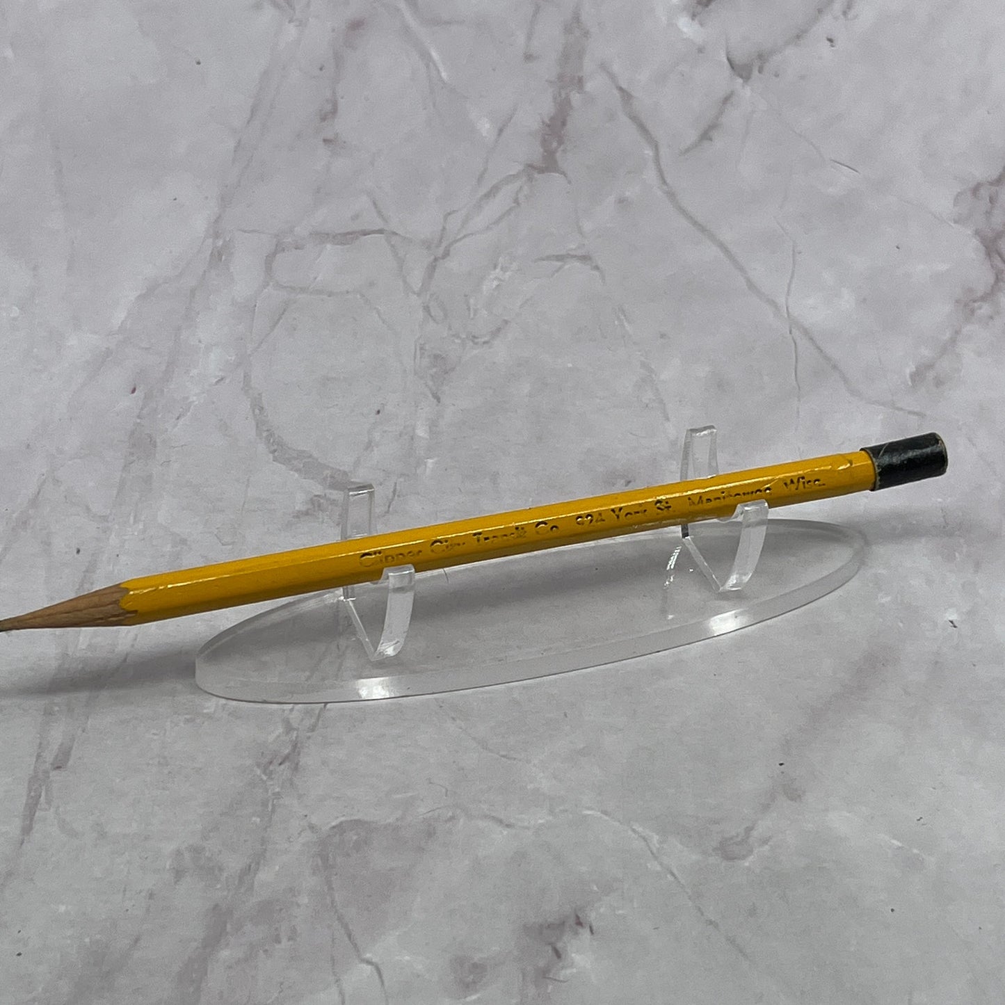 Vintage Clipper City Transit Co Manitowoc WI Advertising Pencil TC5-PN1