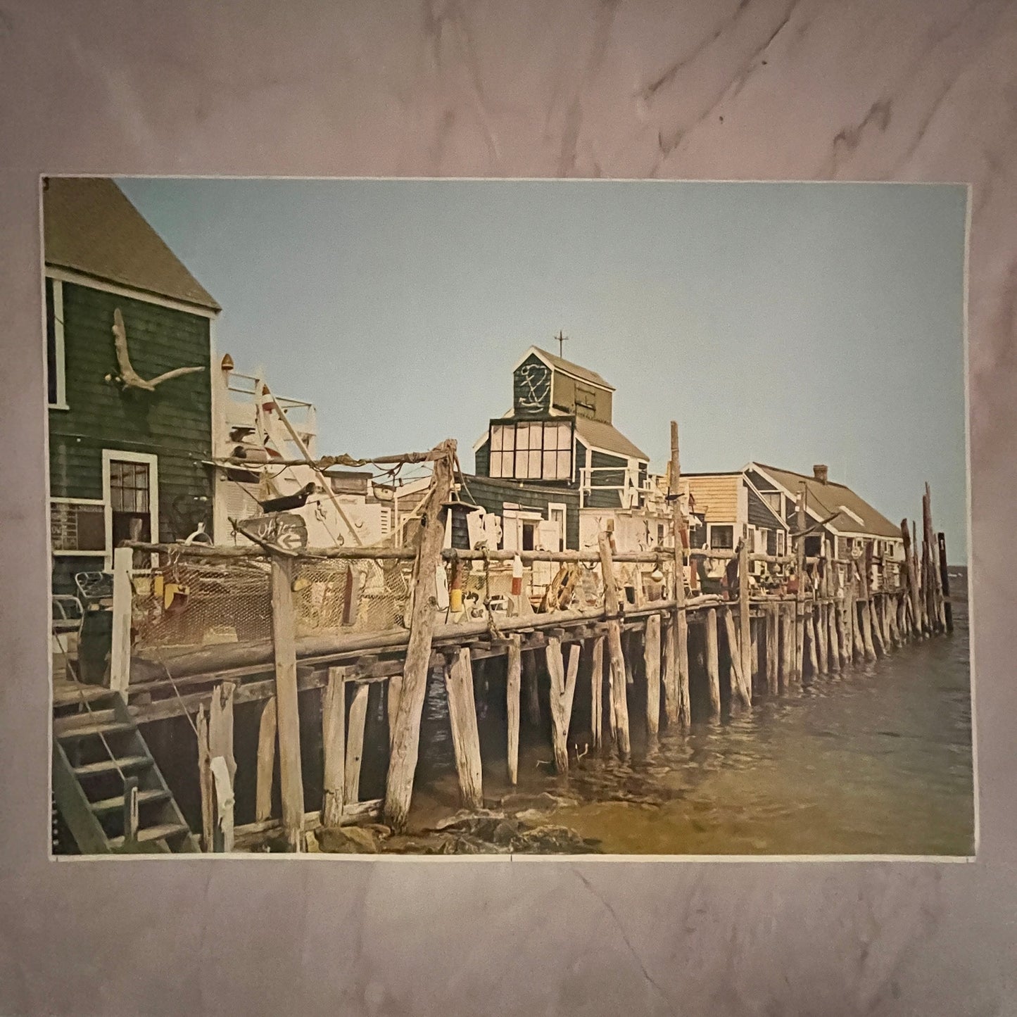 Captain Jack's Wharf, Provincetown, Massachusetts 12x16" Art Print FL1